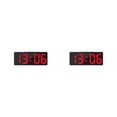 thumbnail image 4 of Reloj digital Bearachild ABS Rectangular Recargable 5 engranajes Control de sonido Alarmas Medidor de temperatura Tipo 10, 4 of 6