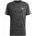 thumbnail image 2 of NEW!! adidas Men's 3 Stripe Tech Tee Moisture Wicking Fabric Relaxed Fit & Small, 2 of 2