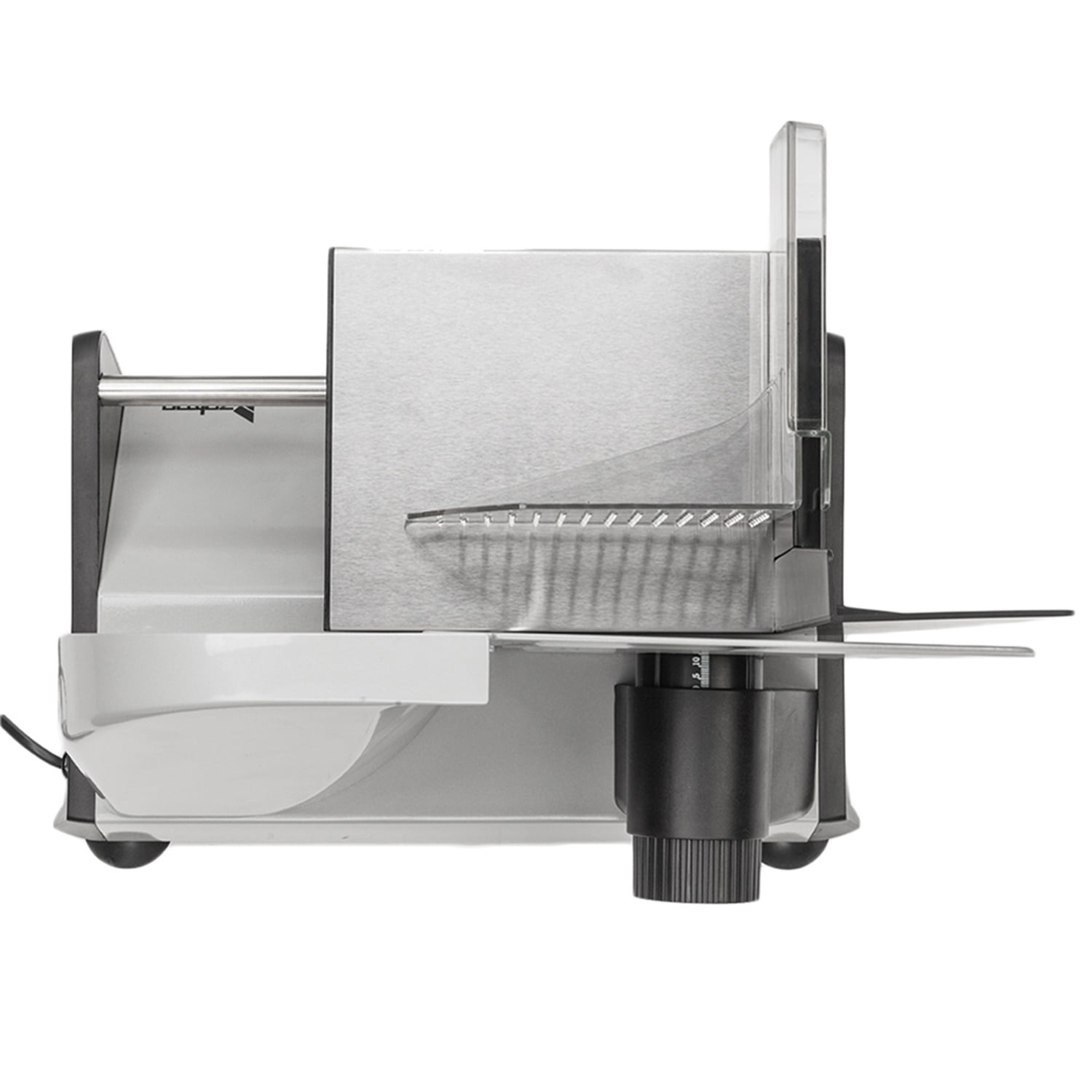 Kadyn 110V/150W 7.5" Semi-automatic Gear Cutter Deli Food Machine Home Deli Food Slicer, Electric Meat Slicer, Gray Kadyn 110V/150W 7.5" Semi-automatic Gear Cutter Deli Food Machine Home Deli Food Slicer, Electric Meat Slicer, Gray