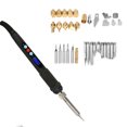 thumbnail image 5 of 42Pcs Digital Display Electric Soldering Iron LCD Screen Wood Burning Kit Pyrography Set, 5 of 5