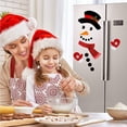 thumbnail image 4 of Juego de 16 imanes navideños para refrigerador con muñeco de nieve, lindos y divertidos imanes para refrigerador, decoraciones navideñas para refrigerador (grande), 4 of 5