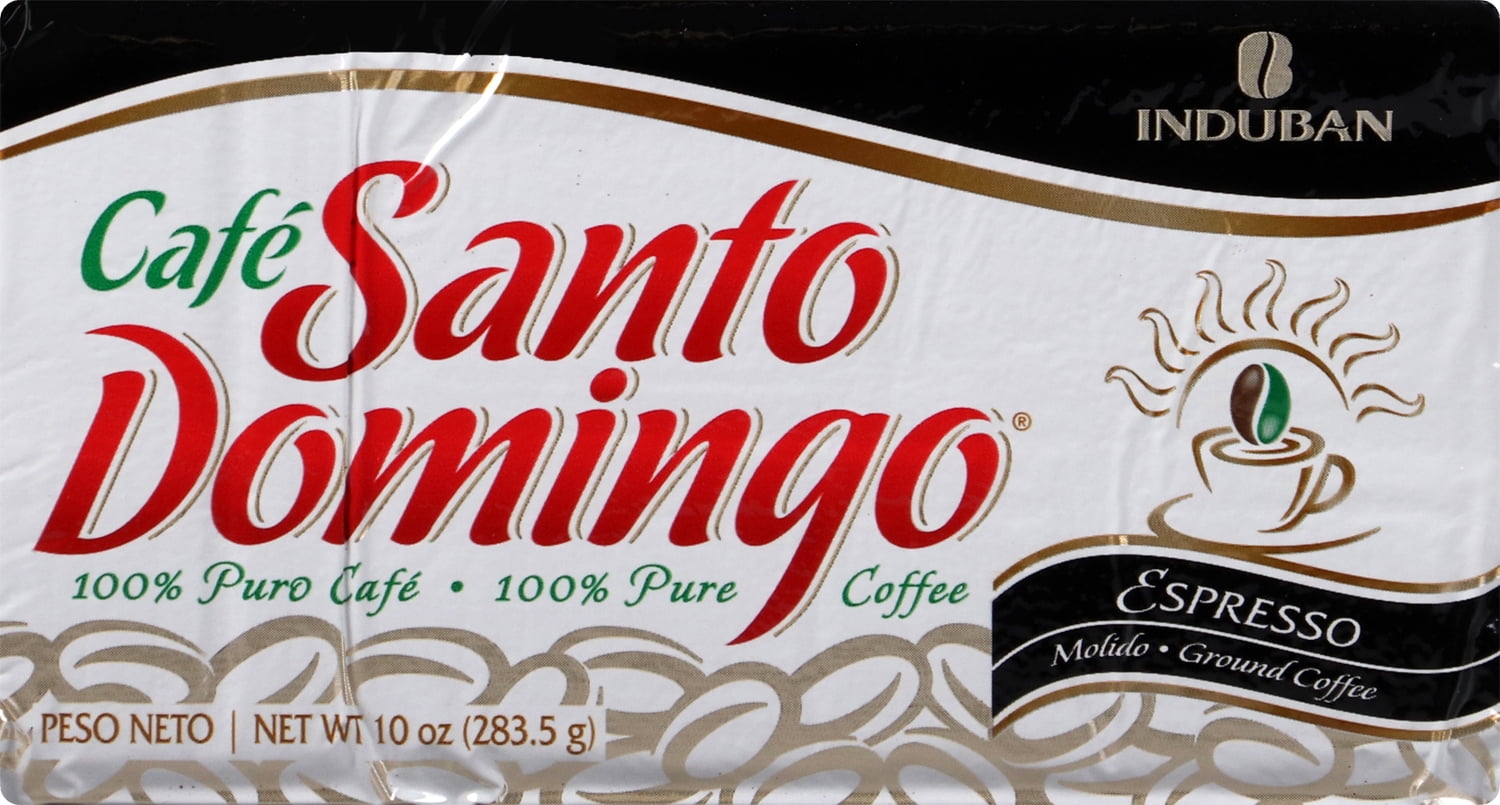 Cafe Santo Domingo Espresso Ground Coffee 10 oz - Walmart.com