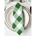 thumbnail image 2 of Cloth Napkins Set of 8 - 20x20 Inches, Green Plaid Washable Reusable Table Napkins, Spring Summer Farmhouse Buffalo Checkered Soft & Absortbent Dining Napkin for Party Wedding Hotel Restaurant, 2 of 8