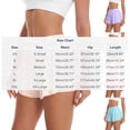 thumbnail image 3 of TRUNZI Running Shorts for Women with Pockets Flowy High Waist Drawstring Quick Dry Women Summer Workout Shorts Pink XS, 3 of 4