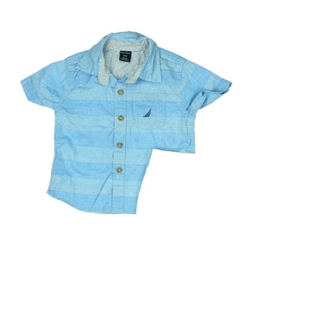 

Pre-owned Nautica Boys Blue | White Apparel Sets size: 12 Months