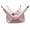 Pink, variant on Pekkaxy Double-Layer Pet Hammock, 13.4 in, Soft Cloth for Year-Round Comfort, Secure Aerial Bed for Small Animal Cages
