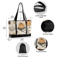 thumbnail image 2 of FORMRS Laptop Tote Bag for Women with 15.6" Computer Compartments Handbag, Beige Fall Books, 2 of 7