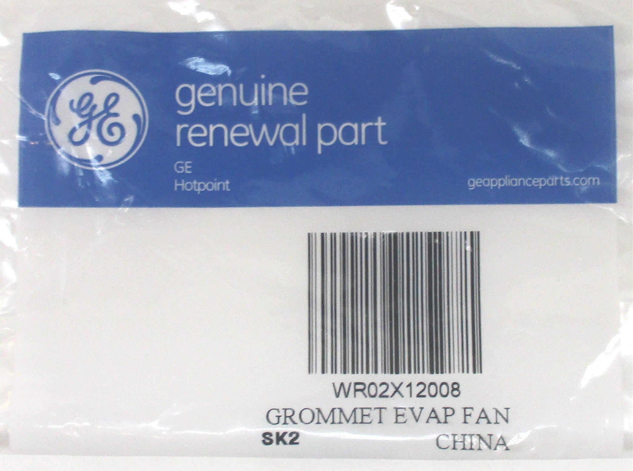 WR02X12008 OEM GE Refrigerator Evaporator Fan Motor Grommet AP3795810 PS963756