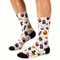 thumbnail image 6 of Men Women Halloween Printed Mid-Calf Socks Soft Breathable Stretch Comfort Fit Socks, 6 of 6