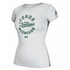 Conor McGregor UFC Reebok Grey 196 Retro Shamrock Tri-Blend T-Shirt For Women