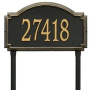 Whitehall 1296BG Williamsburg - Estate Lawn - One Line in Black/Gold