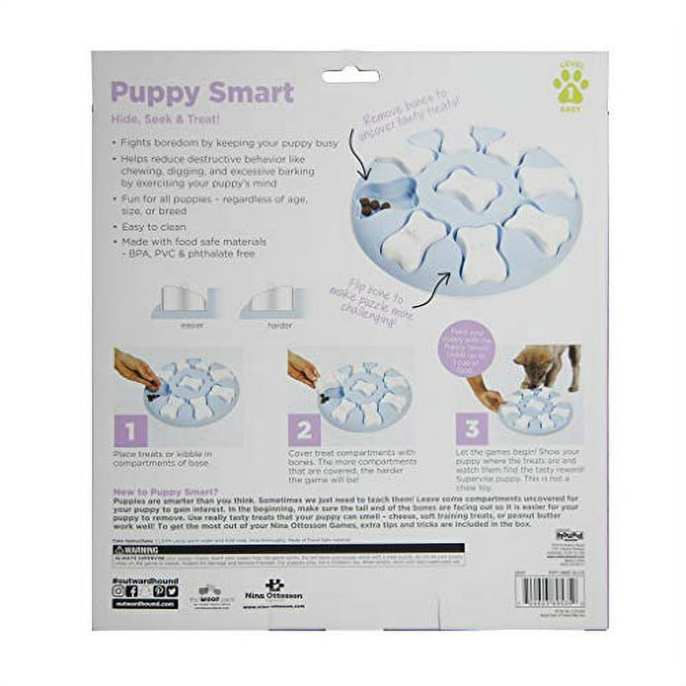 Pet Supplies : Outward Hound Nina Ottosson Puppy Smart Blue Interactive  Treat Puzzle Dog Toy 