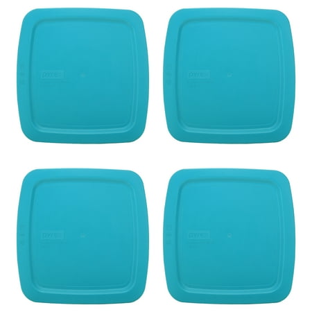 

Pyrex C-222-PC 1132631 2qt Turquoise Easy Grab Lid (4-Pack)