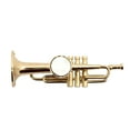 thumbnail image 3 of Broadway Gifts Co Miniature Gold Magnet Decorative 2.5'' L Trumpet, 3 of 4