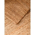 thumbnail image 5 of HAND KNOTTED SUMAK JUTE ECO-FRIENDLY AREA RUGS - 5'x8', Rectangle Shape, Beige Color, Solid Plain Pattern, High Pile, Natural Fiber, Outdoor Indoor Handmade Area Rugs for Living Room (J00045), 5 of 9