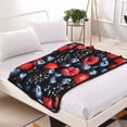 thumbnail image 3 of Honeii Variety Of Fruits And Berries for Throw Blanket for Couch - Thick Blanket, Soft Fuzzy Plush Throw Blanket for All Seasons, Double Sided Blanket,50x60 In, 3 of 8