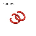 thumbnail image 3 of Unique Bargains Open Jump Rings, 10mm Colorful O-ring Connectors for DIY Crafts Jewelry Making, Carbon Steel, Red, 100Pcs, 3 of 5