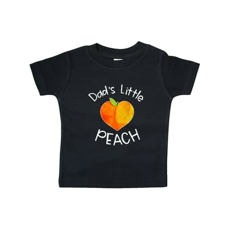 

Inktastic Dad s Little Peach Cute Peach Heart Gift Baby Boy or Baby Girl T-Shirt