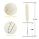 thumbnail image 4 of Hierba artificial de pampa sintética, 50 unidades, color beige, 55 cm, 4 of 9