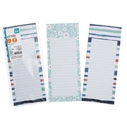 Pen+Gear List Pads, Multicolor Floral & Stripe Design, 80 Sheets Each, 2 Count