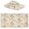 thumbnail image 2 of Dreamtimes Brown Coffee Towel Set of 3, Highly Absorbent Soft Towels with Bath Towel, Hand Towel and Washcloth for Bathroom Hotel Gym Spa, 2 of 7