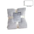 thumbnail image 3 of LuxeLiving Soft Thick Flock Blanket, Nap Blanket, Beds Sofas Use, Ultimate Comfort, Striped Design, Warmth, Winter Bedding, Stylish Home Decor, 3 of 7
