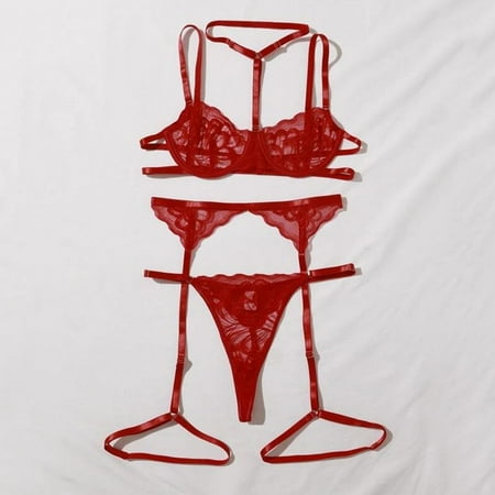 

Lace Garter Lingerie Set Underwire Push Lingerie Set