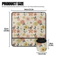 thumbnail image 5 of HELLHERO Waterproof Sewing Machine Mat Beautiful & Practical Fusion Scratches Proof to Store Bobbins Sew Machine Mats for Friend Family Gift, Daisy Floral Pattern, 5 of 5