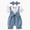 Sky Blue, variant on Baby Girl Summer Clothes Short Sleeve Daisy Print Bubble Romper Bow Shorts Jumpsuit Outfit 0 3 6 9 12 18 Months Girls Summer Clothes