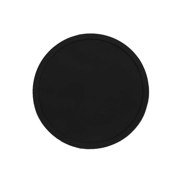 Bewildely Posavasos para tazas, tapete de aislamiento térmico antiescaldado, contador antideslizante, almohadillas para tazas de té y café, Mostrada Negro Bewildely HA070871-05