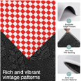 thumbnail image 3 of Red White Checkerboard Checkered Pattern Kitchen Rugs Sets Of 3,Kitchen Runner Rugs Non Skid Washable,Decorative Kitchen Floor Mats for Kitchen,Sink,Laundry,17"x30"+ 17"x47" + 17"x59", 3 of 6