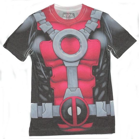Deadpool Mens T-Shirt - Full Costume Front Sublimation