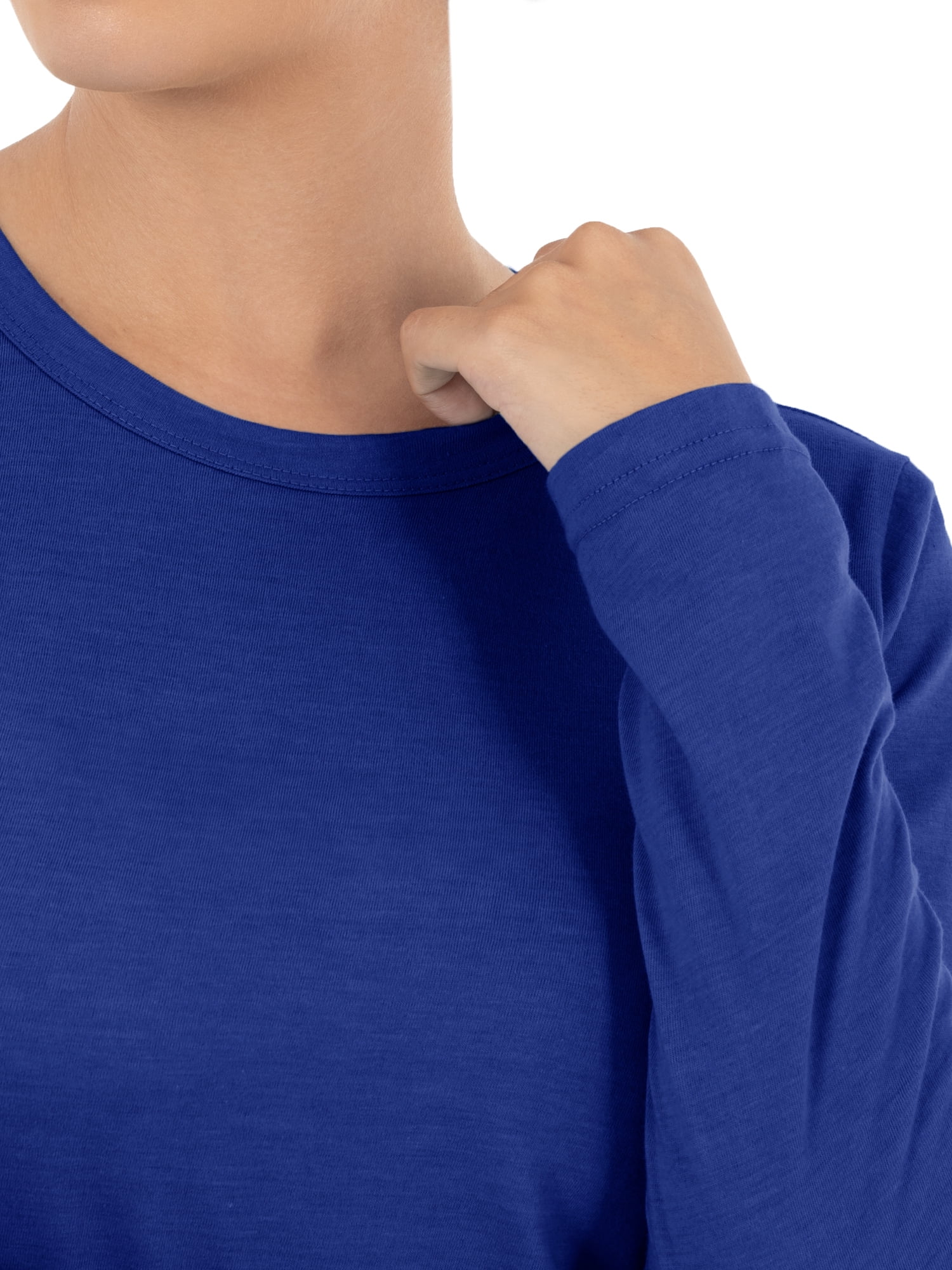 Time And Tru Women's Long Sleeve Crew Tee