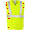 Lime, variant on Ironwear 1269 Class 2 Type R Polyester Safety Vest w/ 2” Reflective Tape