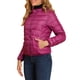 thumbnail image 4 of Chaqueta acolchada para mujer Inspire Chic con cuello alto, ligera, con capucha y cierre, talla XL, color rosa intenso, 4 of 6