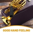 thumbnail image 3 of Raindrops French Horn Guard with Strap Black PU Material Non Skid Protective Hand Grip, 3 of 7