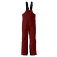 thumbnail image 6 of Dakiuu Kids Snow Bibs Girls Boys Insulated Waterproof Ski Pants Snow Suit Warm Outdoor Activewear Snowboard Overalls Snowsuit with Pockets Wine 4-5 Years (120), 6 of 8