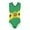Sunflower Jamaican Flag, variant on FOR U DESIGNS Dinosaur Rainbow Girls Swimsuit One Piece Size 7-8 Years Adorable Sleeveless Bathing Suit for Beach Swimming Pool Quick Dry Activewear