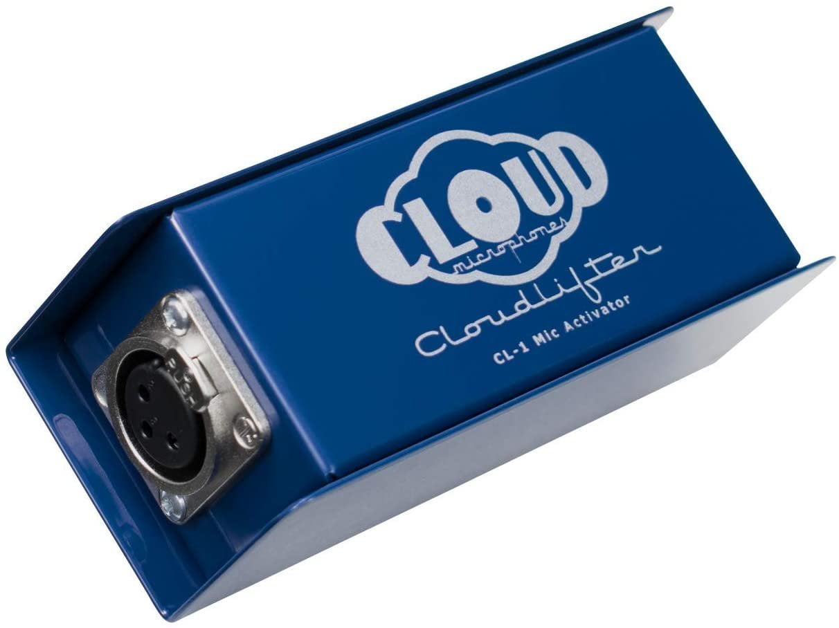 Cloud Microphones Cloudlifter CL-1 Mic Activator + Extra Two 2 XLR Cables Bundle