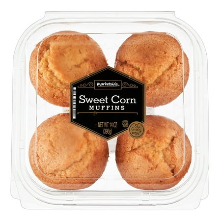 Marketside Sweet Corn Muffins, 14 oz, 4 Count