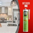thumbnail image 5 of Great Stuff 100% Silicone Caulk - White RTV Silicone Sealant for Bathroom and Kitchen, Shower, Tub, Bathtub, Countertop, Backsplash, Sink Caulking 10.1 oz, 5 of 9