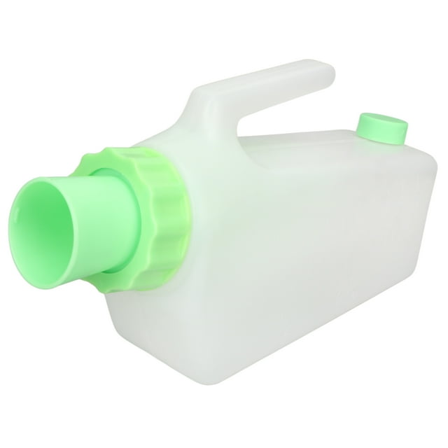 Bouteille d'Urine, Bouteille d'Urine pour Hommes Portable 1000ml Réutilisable Anti-Fuite Grande Capacité avec Couvercle pour Camping