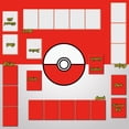 thumbnail image 3 of Alfombra Biouai para juego de cartas coleccionables cosida con tubo rojo-1, 3 of 6