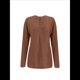 thumbnail image 3 of Sudadera Holgada Informal de Larga con Cuello en V para Mujer Rojo XXL, 3 of 8