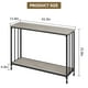 thumbnail image 2 of Yeshouse Mesa de entrada, consola de dos niveles, mesa de sofá estrecha de 105 cm de largo con estantes, mesa de pasillo industrial para entrada, sala de estar, vestíbulo y pasillo., 2 of 7
