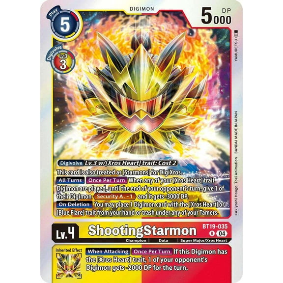 Digimon Release Special Booster 2.5 Rare ShootingStarmon BT19-035