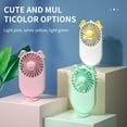 thumbnail image 6 of UttpKLBx Portable Usb Rechargeable Fan USB Rechargeable Foldable Fan Handheld Cooling Fan Usb Fan Portable Rechargeable, Space Cooler for Bedroom (Green), 6 of 10