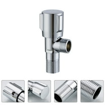 ifundom Copper Angle Stop Valve Water Shut Off Valve for Bathroom Sink and Shower Plumbing Fixture