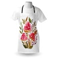 thumbnail image 3 of Nature Apron Aquarelle Amantias with Autumn Season Foliage and Berries Mushroom Illustration, Unisex Kitchen Bib Apron with Adjustable Neck for Cooking Baking Gardening, Multicolor, by Ambesonne, 3 of 3