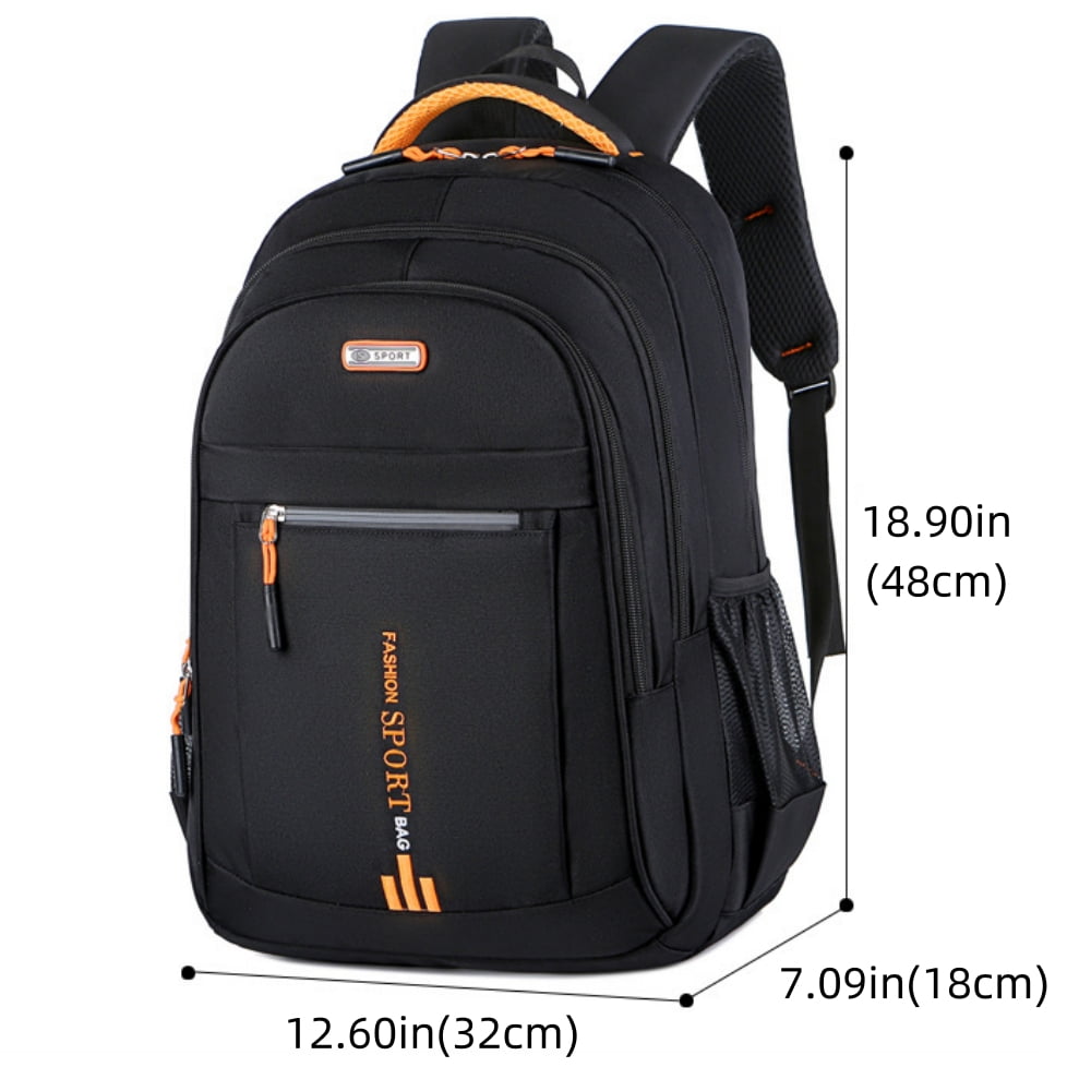 Tyethy Travel Laptop Backpack for Men Women, Slim Business Backpack College School Backpack Fit 15.6" Laptop, Black